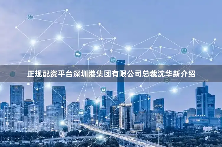 正规配资平台深圳港集团有限公司总裁沈华新介绍