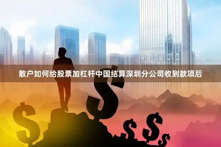 散户如何给股票加杠杆中国结算深圳分公司收到款项后
